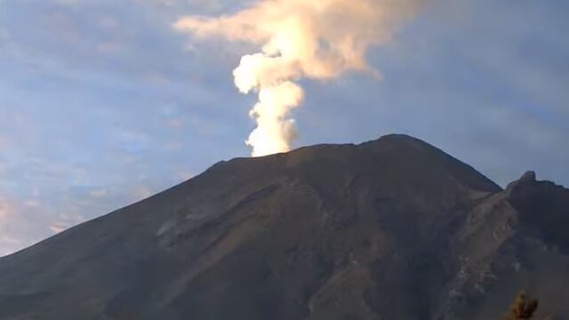 Volcán Popocatépetl el 19 de octubre