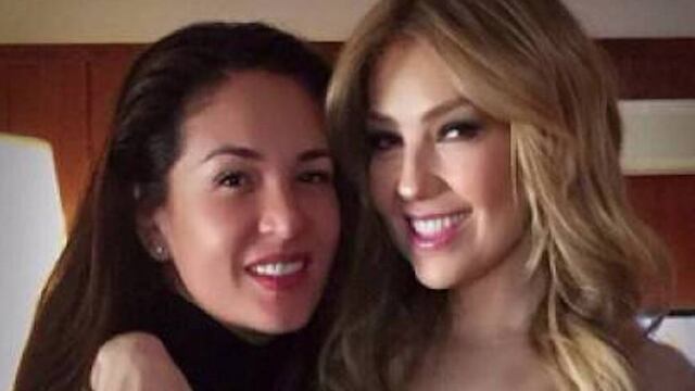 Yolanda Andrade junto a Thalía