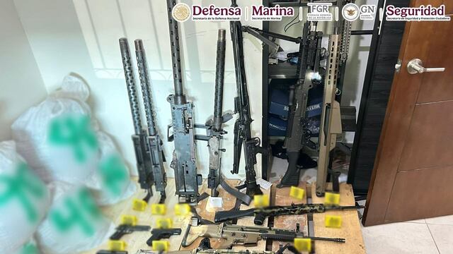 Culiacán, Sinaloa: Aseguran armas y sustancias químicas