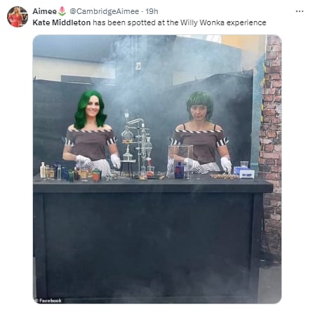 Memes por la desaparición de Kate Middleton en el mundo Willy Wonka