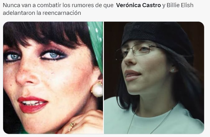 ¿Verónica Castro o Billie Eilish?