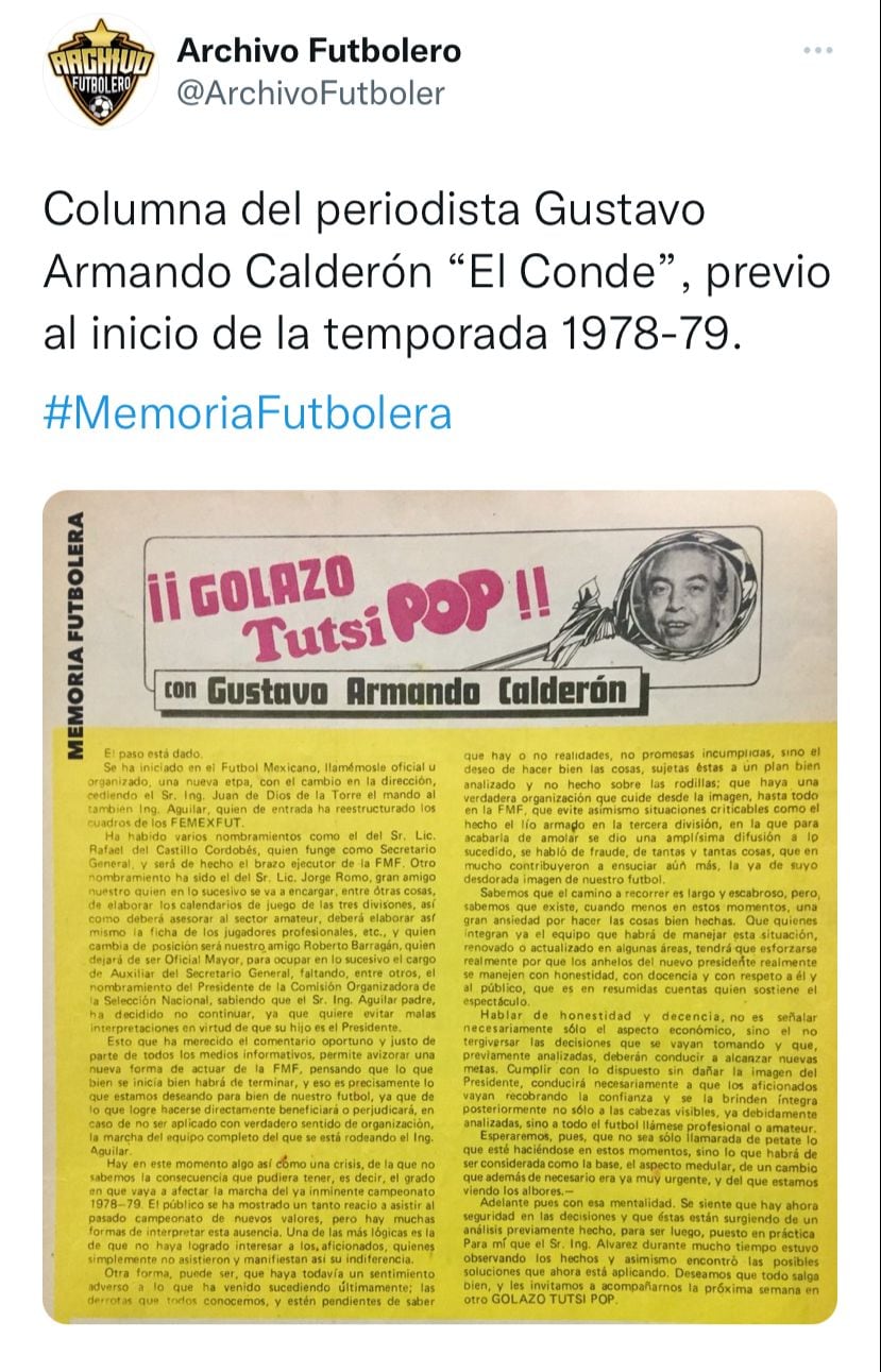 Gustavo Armando Calderón.