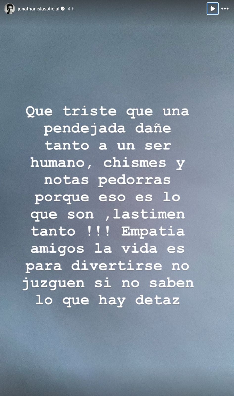 Jonathan Islas calificó como “una pendejada” el video que todos vimos de Ferny Graciano