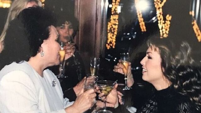 Thalía y Carmen Salinas