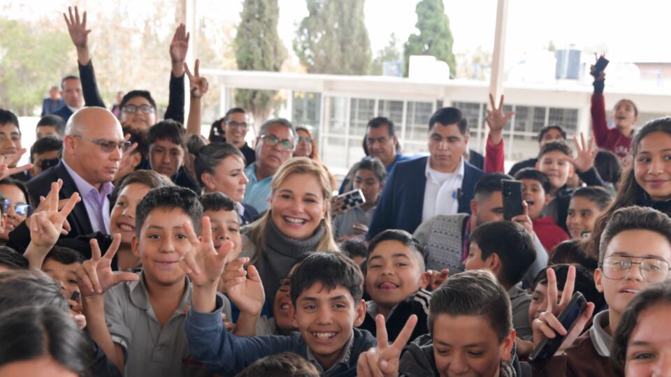 Maru Campos puso en marcha el programa “Juntos sin Frío en mi Escuela”