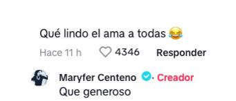 Maryfer Centeno ve a un Christian Nodal generoso por amar a todas sus novia