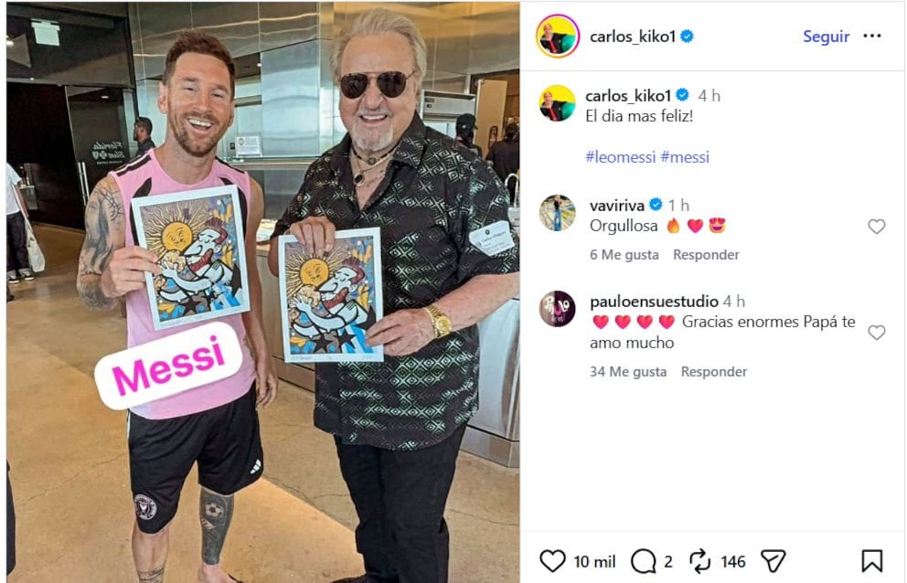El inesperado encuentro entre ‘Kiko’ y Lionel Messi en Miami.