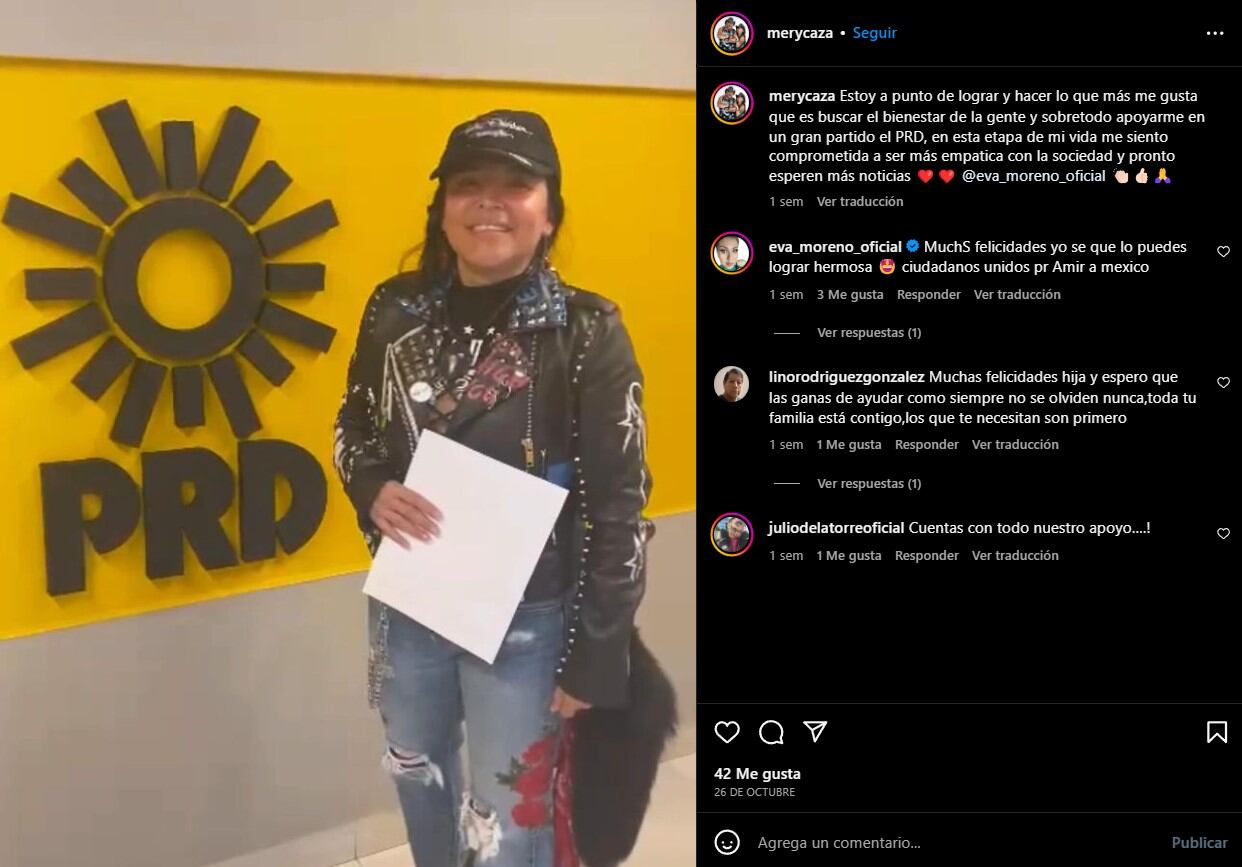 Mery Rodríguez, esposa de Carlos Trejo