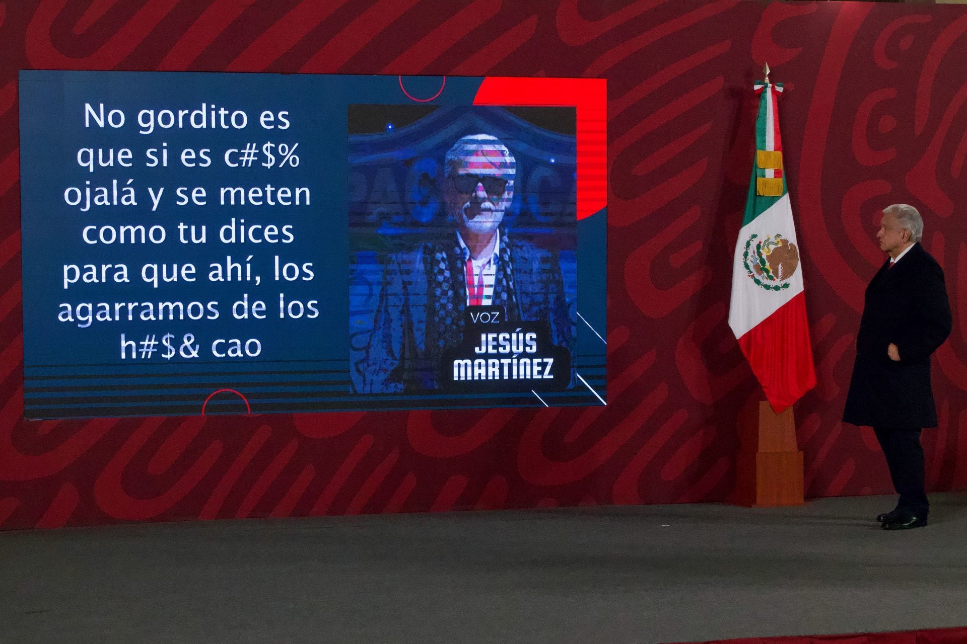 Exhiben en mañanera de AMLO llamada entre Decio de María de la Femexfut y Jesús Martínez