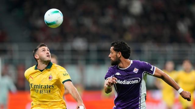 AC Milan le da la vuelta al marcador y vence a la Fiorentina en la Serie A