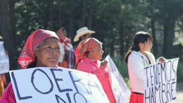 Los rarámuris acusan al tal Loera de tenerlos olvidados, de quedarse con la ayuda que envía la federación