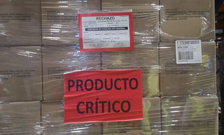 Lotes de productos afectados.