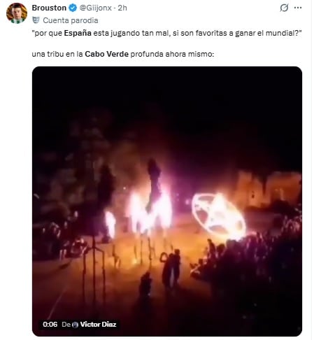 Memes del partido de Cabo Verde vs España en el Mundial 2026.