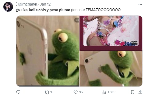 Memes de Peso Pluma y Kali Uchis por ‘Igual que un ángel’