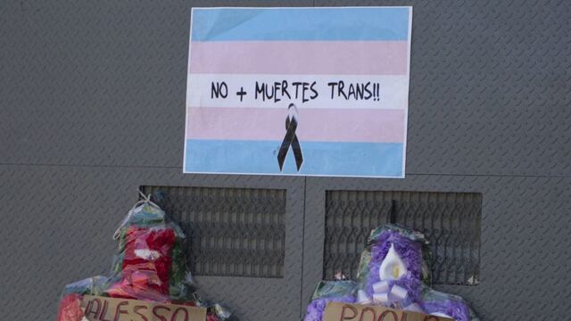 Protesta contra transfeminicidios