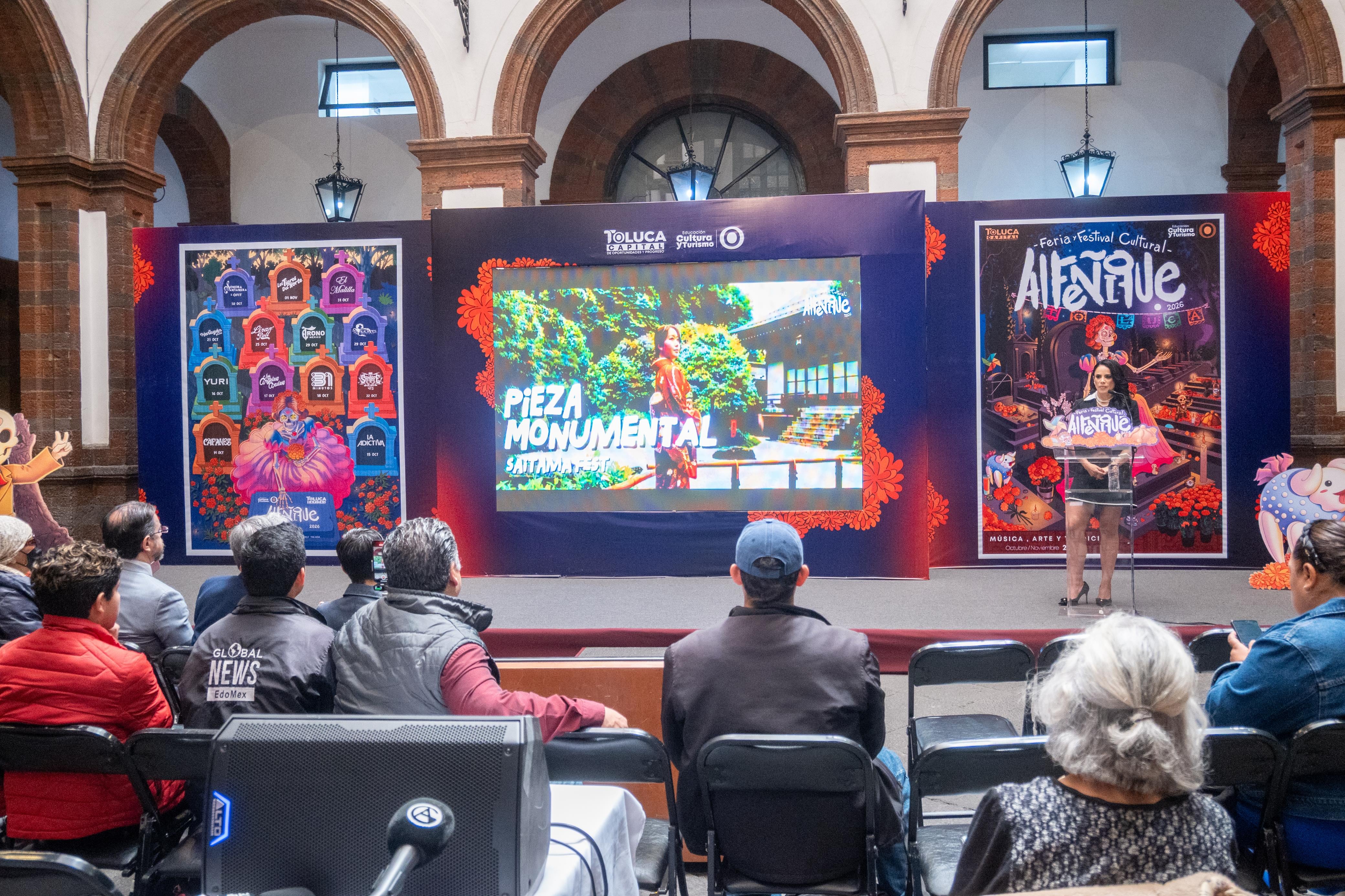 Ricardo Moreno presenta la Feria del Alfeñique 2026 con más de mil 200 actividades.