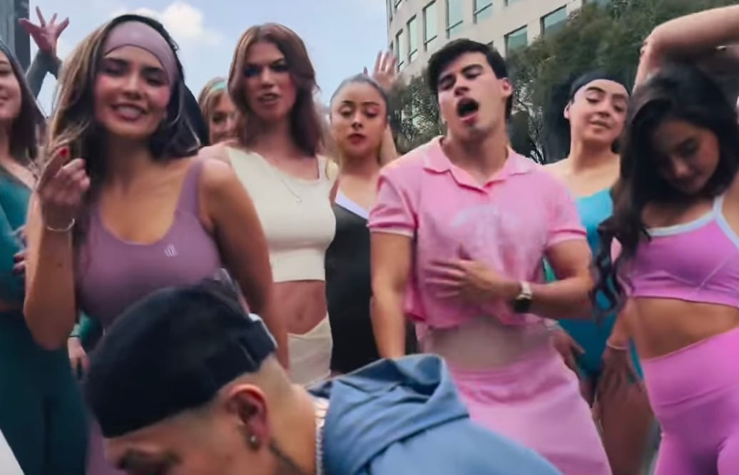 Valentina Gilabert participó en el video de El Bogueto