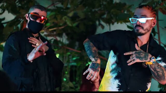 J Balvin y Bad Bunny