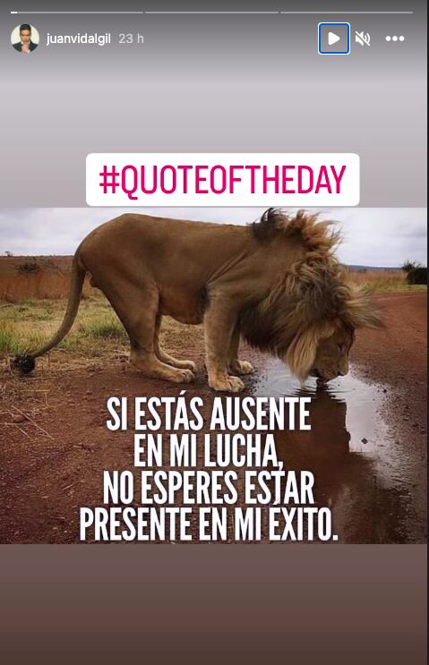 Juan Vidal le habría mandado una indirecta a Niurka