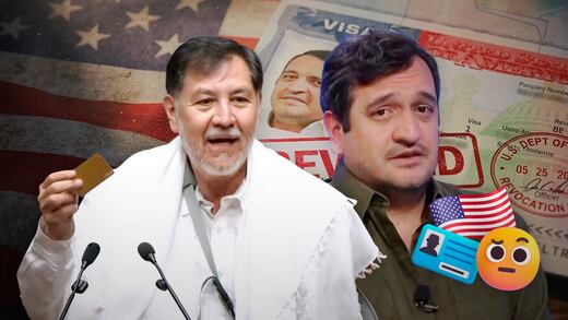 Noroña promete romper su visa en apoyo a López Beltrán