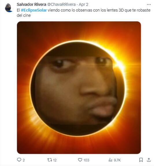 Memes del eclipse solar del 8 de abril