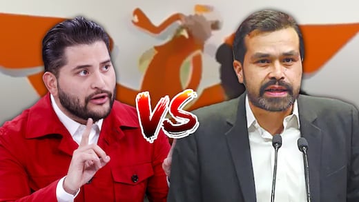 Carlos Gutiérrez Mancilla confronta a Máynez tras arrojar agua sucia al logo de MC