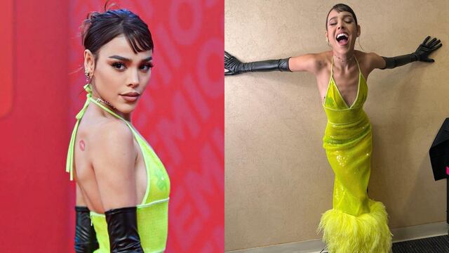 Danna Paola y su vestido transparente.