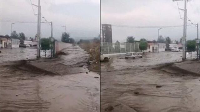 Canal Maravillas en Chalco se desborda