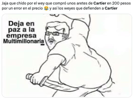 Los aretes de Cartier desatan memes