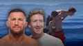 Mark Zuckerberg y Merab Dvalishvili hacen sparring en una plataforma flotante