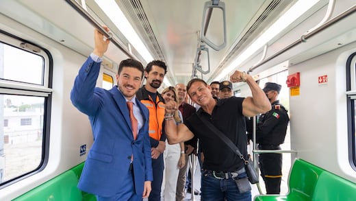 Monterrey da un paso a la modernización: Samuel García pone en marcha seis nuevos trenes MM-25 en la Línea 1 de Metrorrey