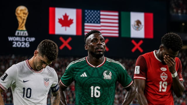 Canadá, Estados Unidos y México quedan eliminados en octavos del Mundial 2026.