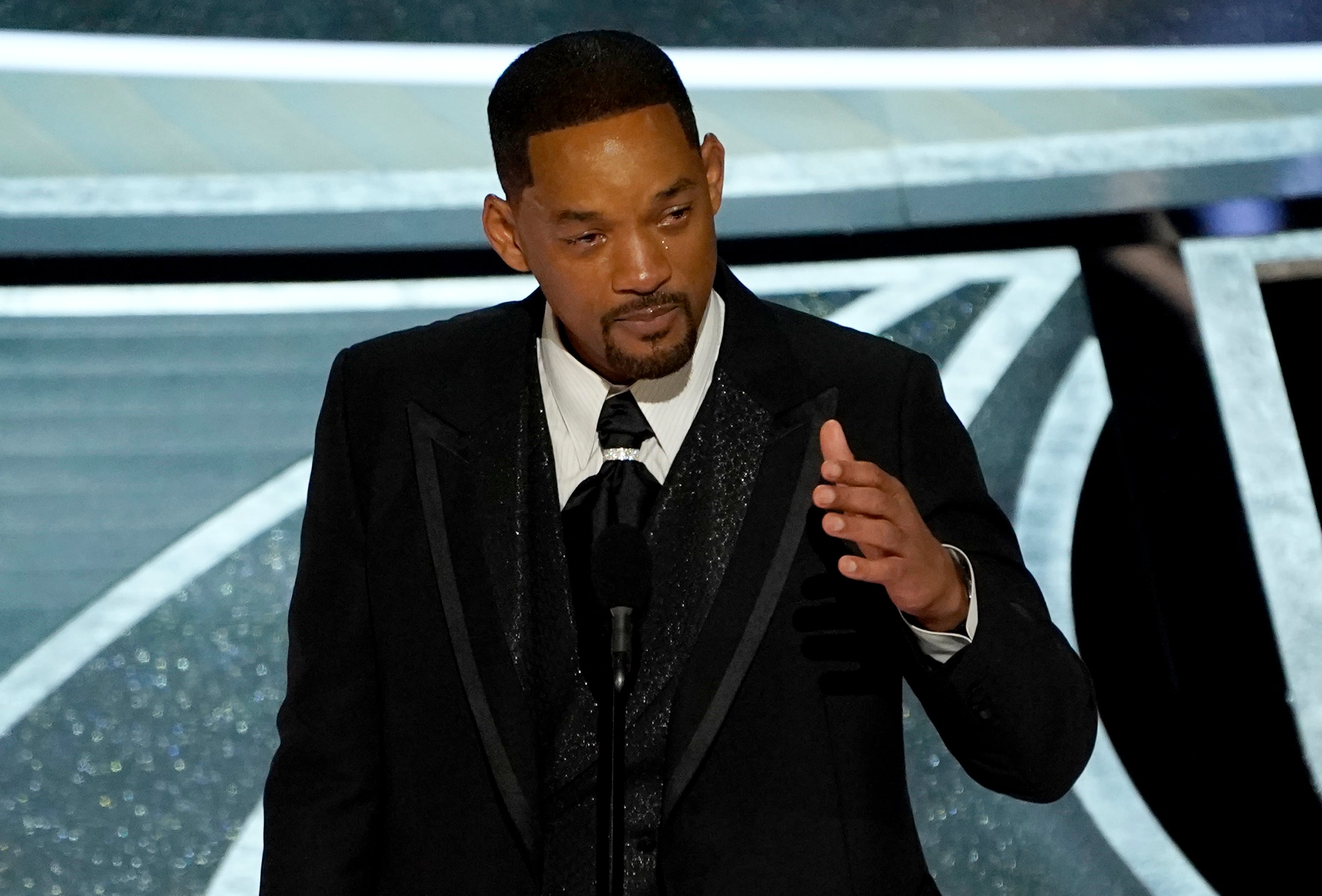 Will Smith llora en los Oscar 2022