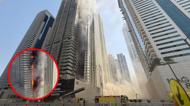 Incendio en Dubái