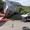 Accidente en la autopista México-Querétaro hoy 28 de julio: Cierran circulación por choque de tráiler doble remolque