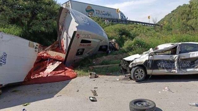 Accidente en la autopista México-Querétaro hoy 28 de julio