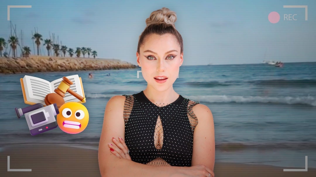 El error de Natalia Juárez al subir un video en la playa que podría generarle problemas con la Ley Olimpia