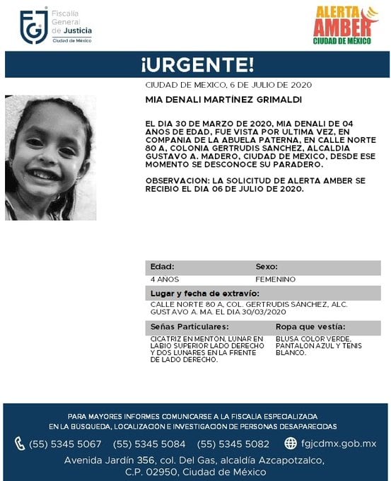 Ficha de búsqueda de Mia.