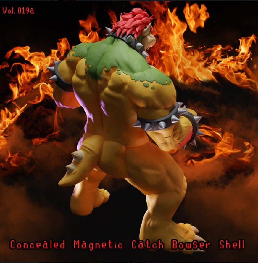 Revelan figura explícita +18 de Bowser aprovechando el estreno de Super Mario Bros. La Película