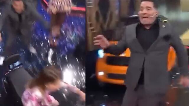Niña arranca moto durante programa en vivo