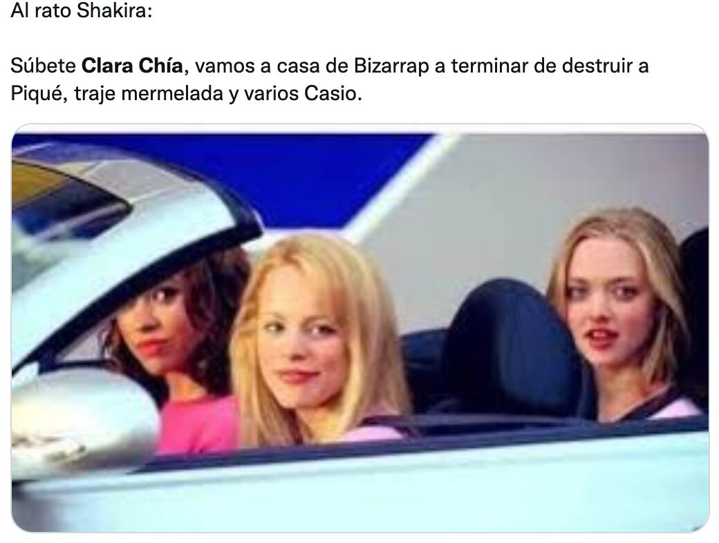 Memes se burlan de Clara Chía por supuesta infidelidad de Piqué