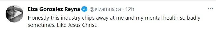Eiza González sobre la salud mental