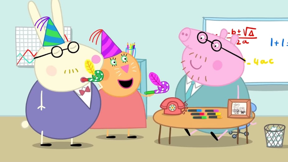 Cumpleaños Papá Cerdito, Peppa Pig