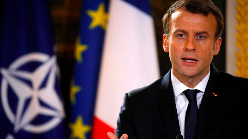 Emmanuel Macron. Baja popularidad.