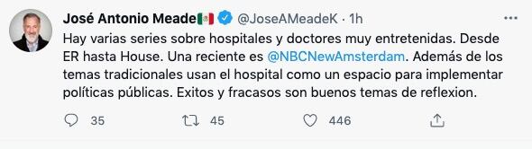 Tuit de José Antonio Meade