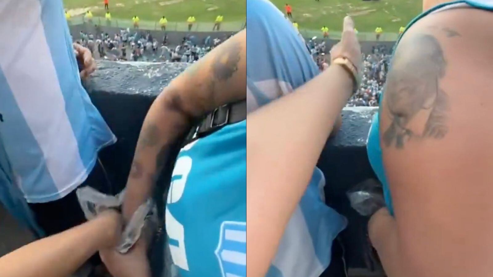 Fans tiran cenizas de su padre en el estadio del equipo de sus amores