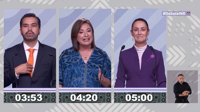 Tercer debate presidencial en las elecciones 2024