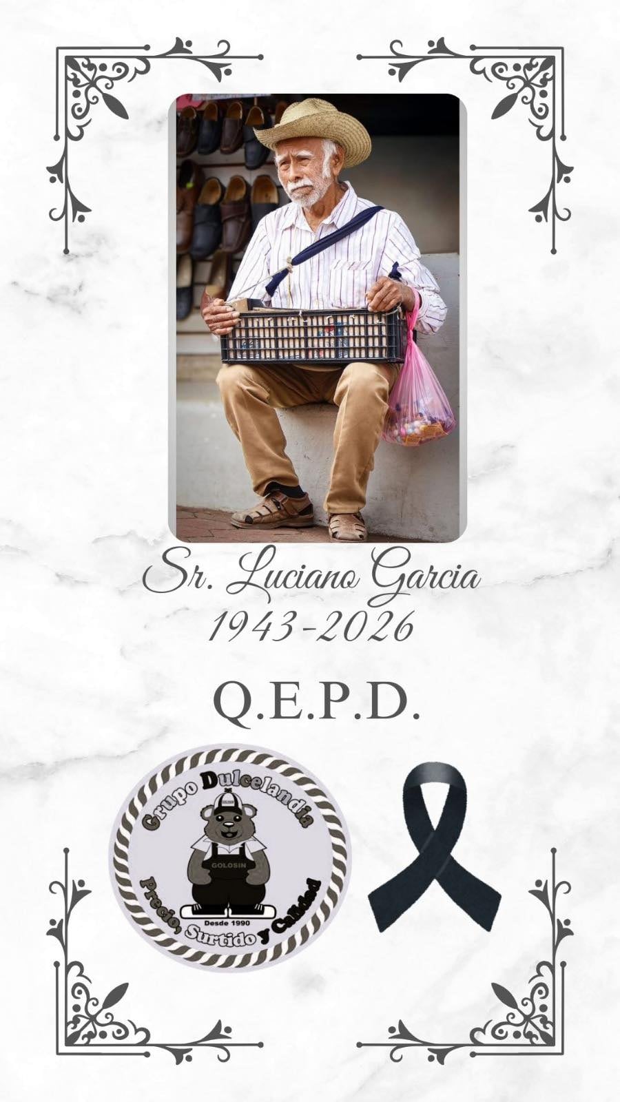 Lamentan muerte de Luciano