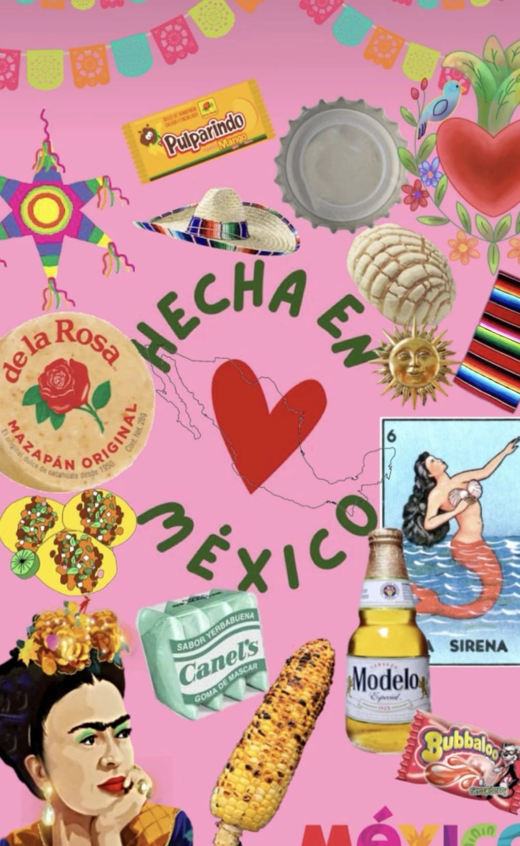 Fondo de pantalla patrio de Hecha en México