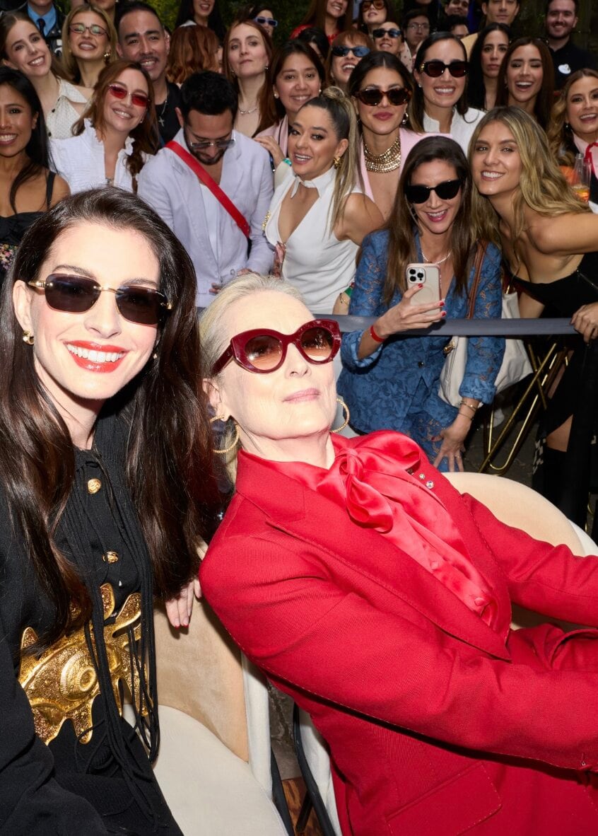 Anne Hathaway y Meryl Streep